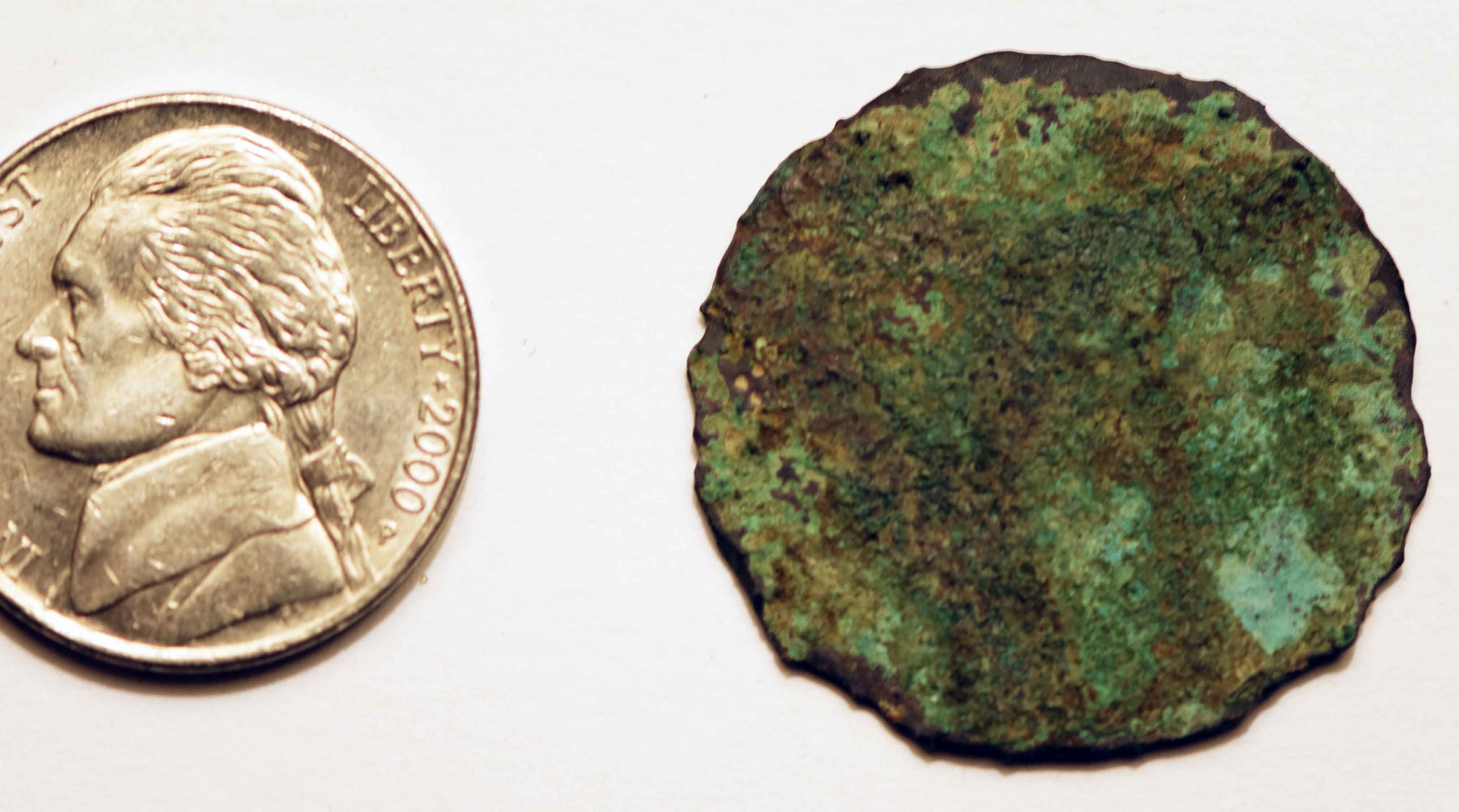 Another-Unmarked-Colonial-Coin-Found-With-Metal-Detector
