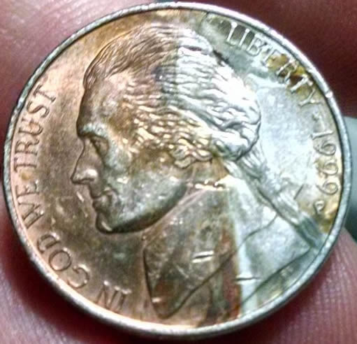 1999-P-Nickel-With-Half-Copper-Face.-Error?-Help-Please!!