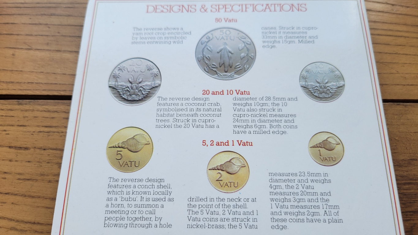 Vanuatu-First-National-Coinage-1983-BU-Collection