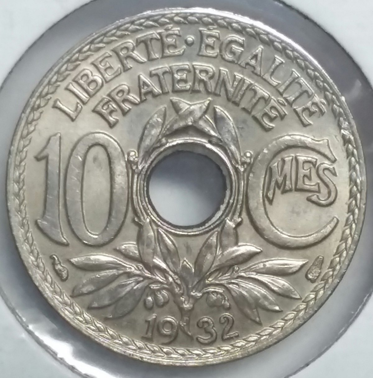 1918-France-10-Centimes-With-Toning-Or-Different-Metal?