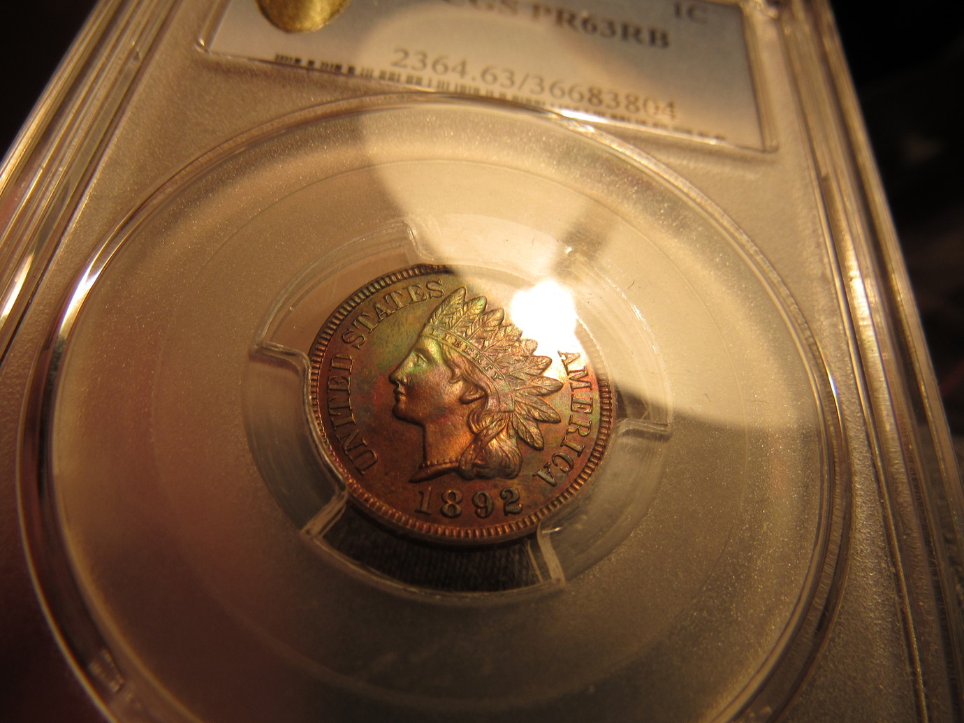1892-Indian-Cent-Proof-Some-Color-PCGS-PF-63-RB