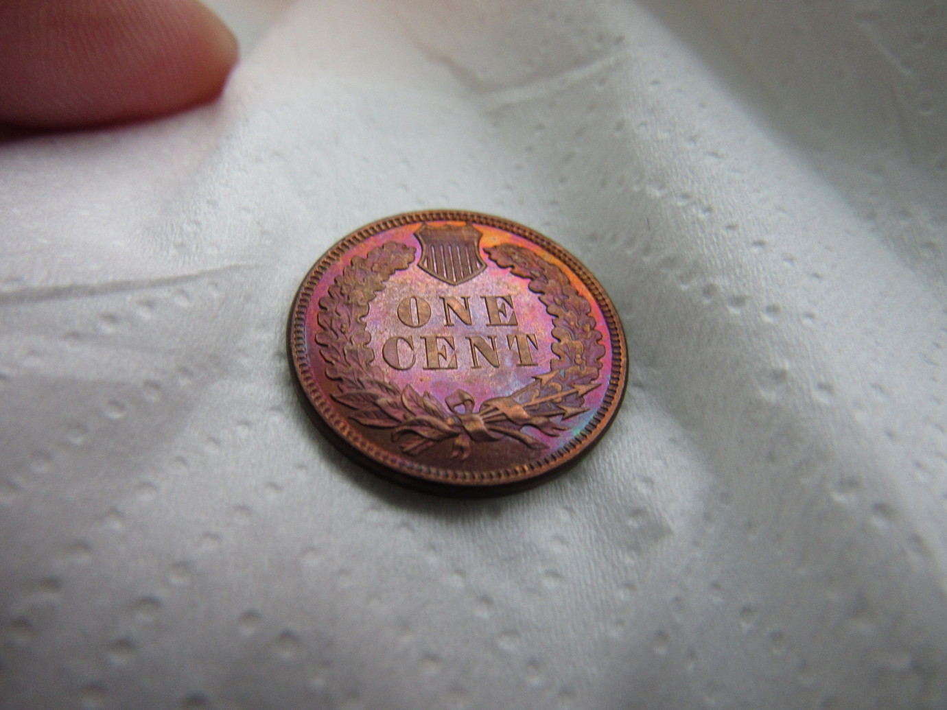 1885-Raw-Indian-Cent-Proof-1885-Colorful-Spectacular!!