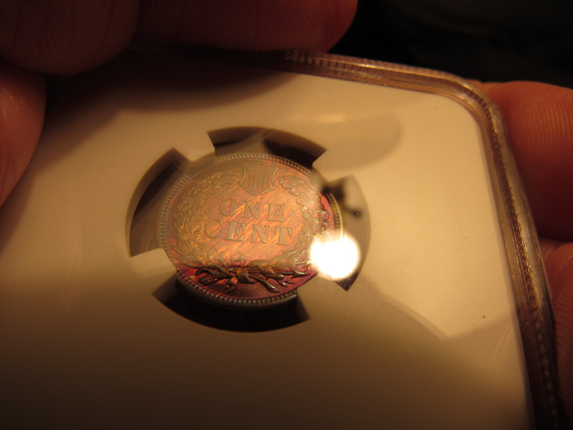 1884-Indian-Cent-PR-65-BN---NGC---Colorful--A-Different-One