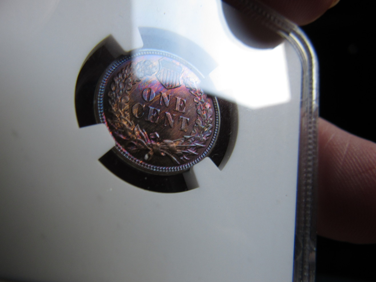 1884-Indian-Cent-PR-65-BN---NGC---Colorful--A-Different-One