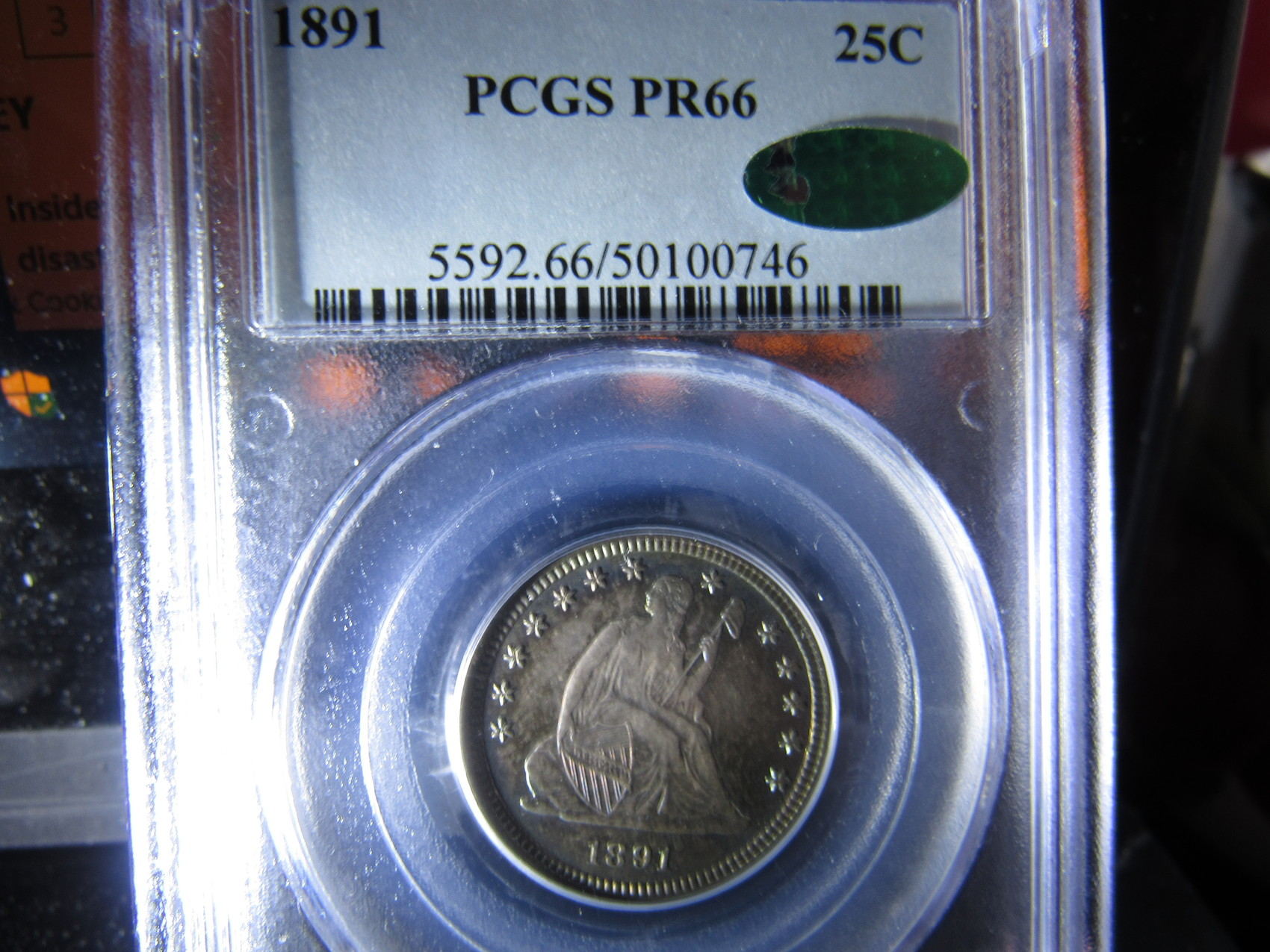 1891-Proof-Seated-Liberty-Quarter---You-Vs-PCGS---Grade-Me