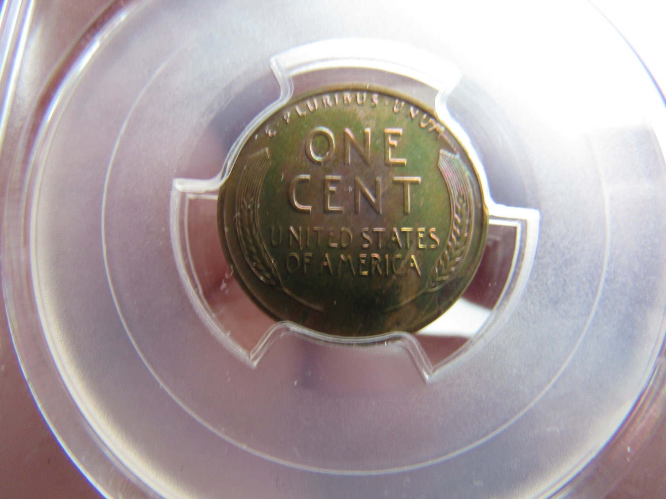 1954-PR-64RB-Lincoln-Cent-Pop-3/2-And-1961-PR-67RD-Lincoln-Cent-With-Color