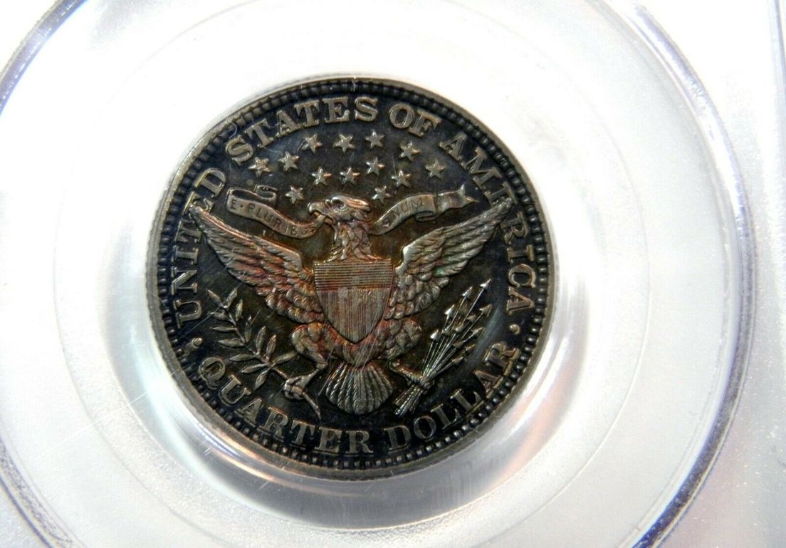 1892-Proof-64-Barber-Quarter-CAC