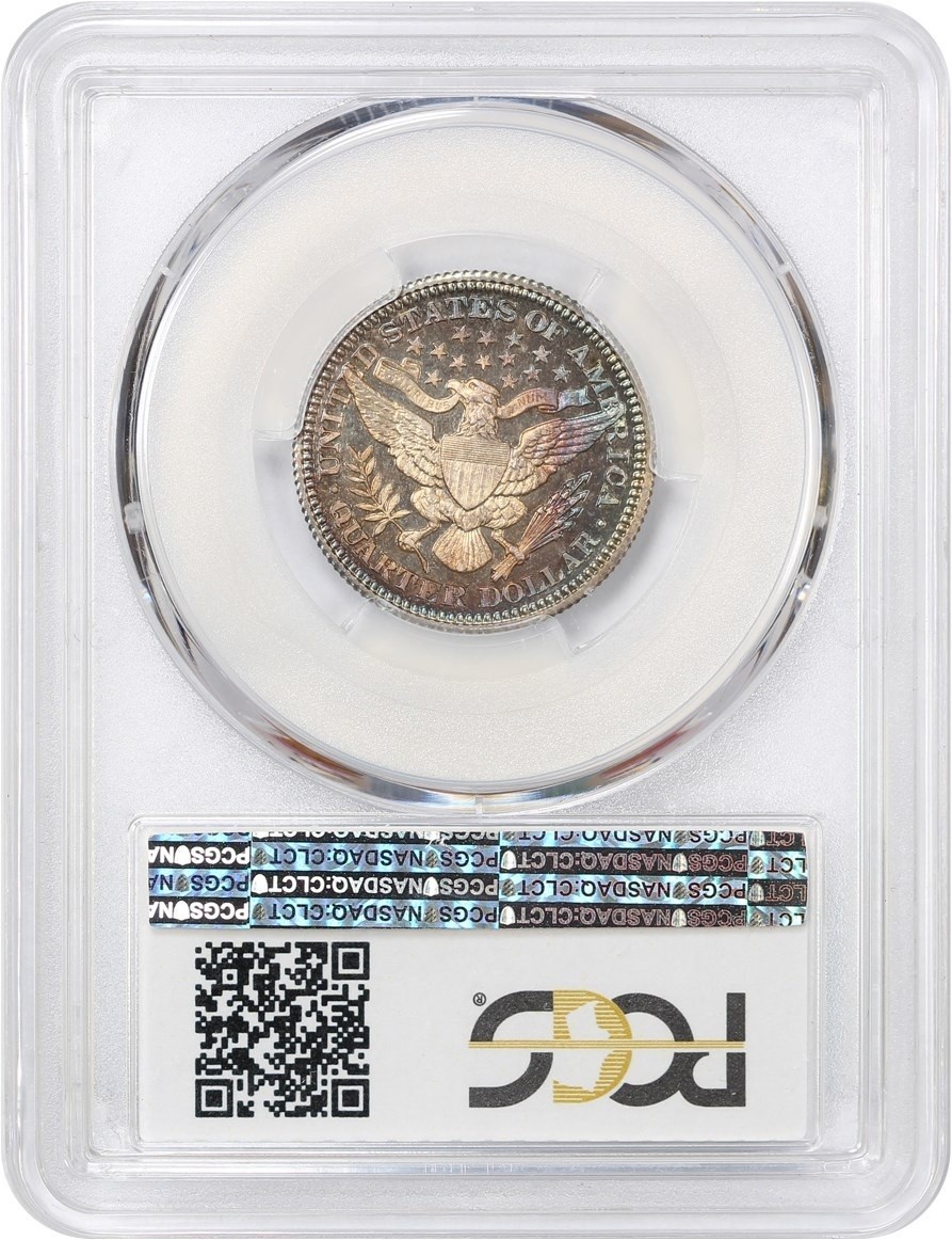 1903-Proof-67-Barber-Quarter-Cac...nicely-Toned