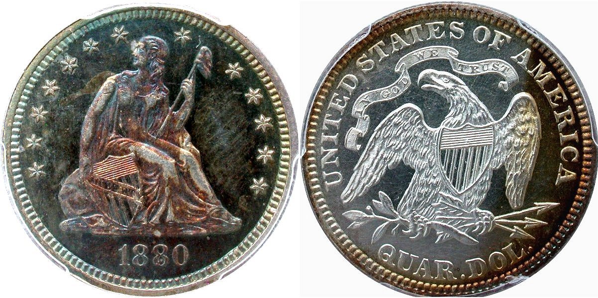 1880-PF-63-Seated-Liberty-Quarter-Ex-Centennial-Collection