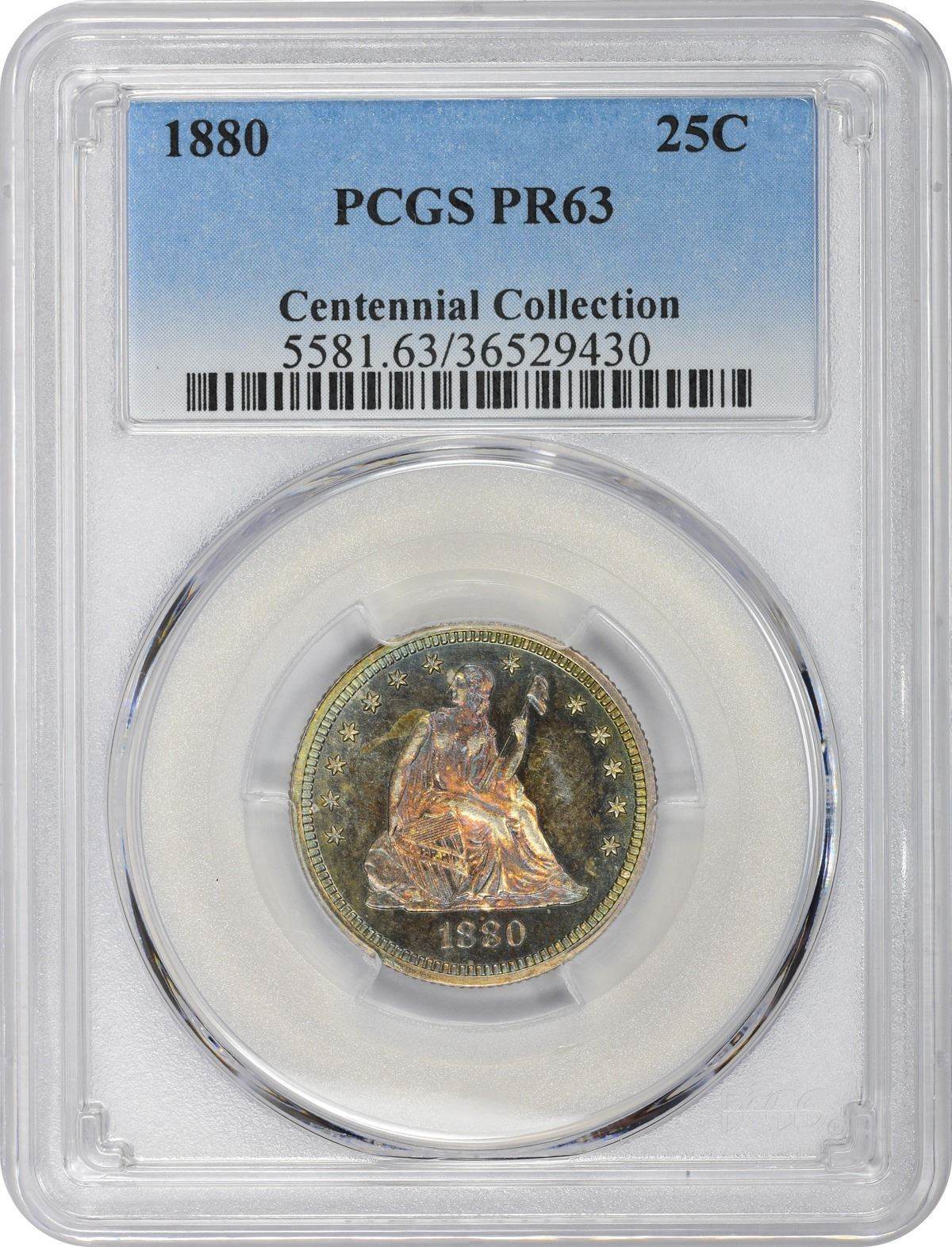 1880-PF-63-Seated-Liberty-Quarter-Ex-Centennial-Collection