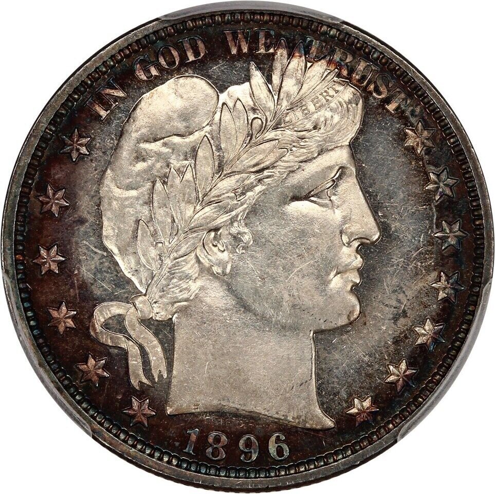 1896-PCGS-PF-62-Half-Dollar-Nice-Color