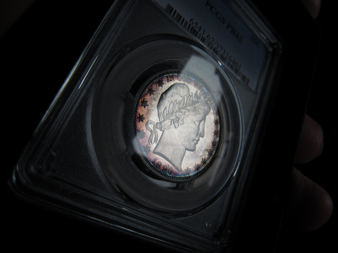 1896-PCGS-PF-62-Half-Dollar-Nice-Color