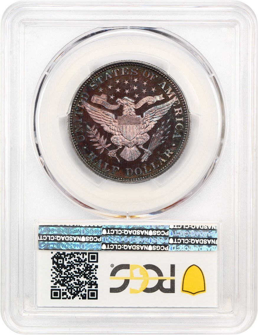 1896-PCGS-PF-62-Half-Dollar-Nice-Color