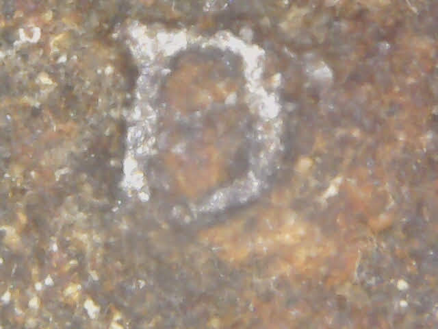 Metal-Lincoln-Cent-W/-A-D-On-Top-Of-A-Sideways-D