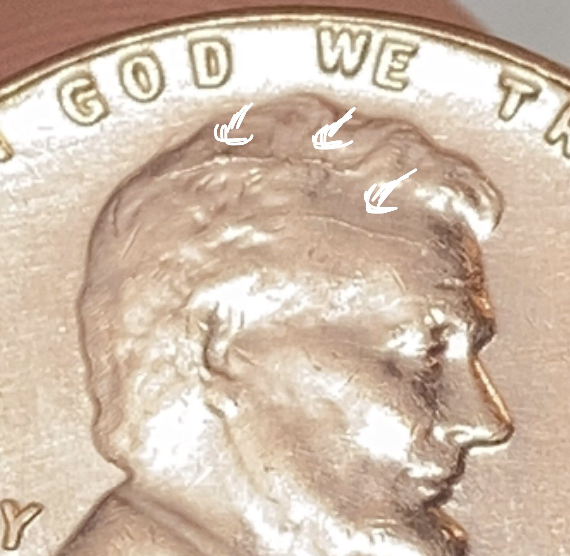 1956-Penny-Are-These-Die-Cracks?-And-Possible-Double-Letters-Any-Help-Would-Be-Appreciated.