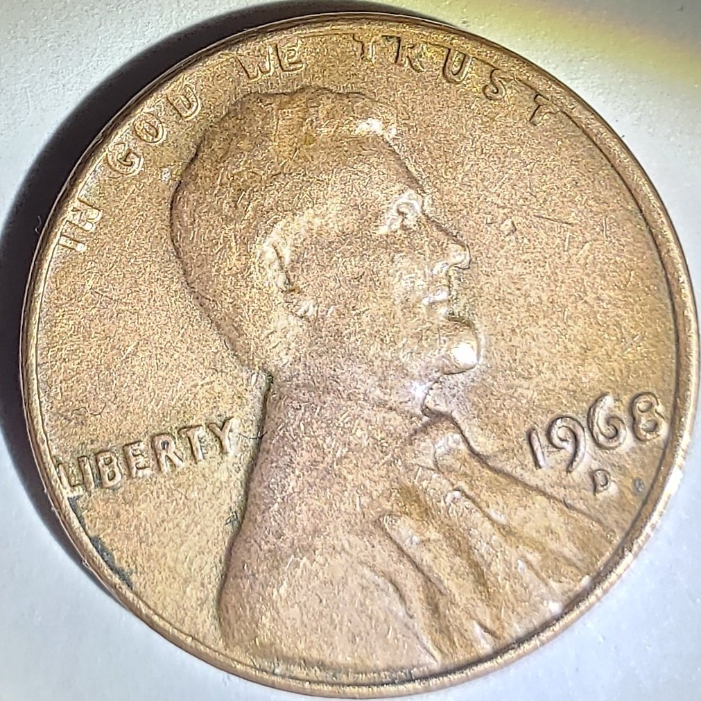 Hello-All,-What-Is-This-Blemish-On-This-1968-Penny?