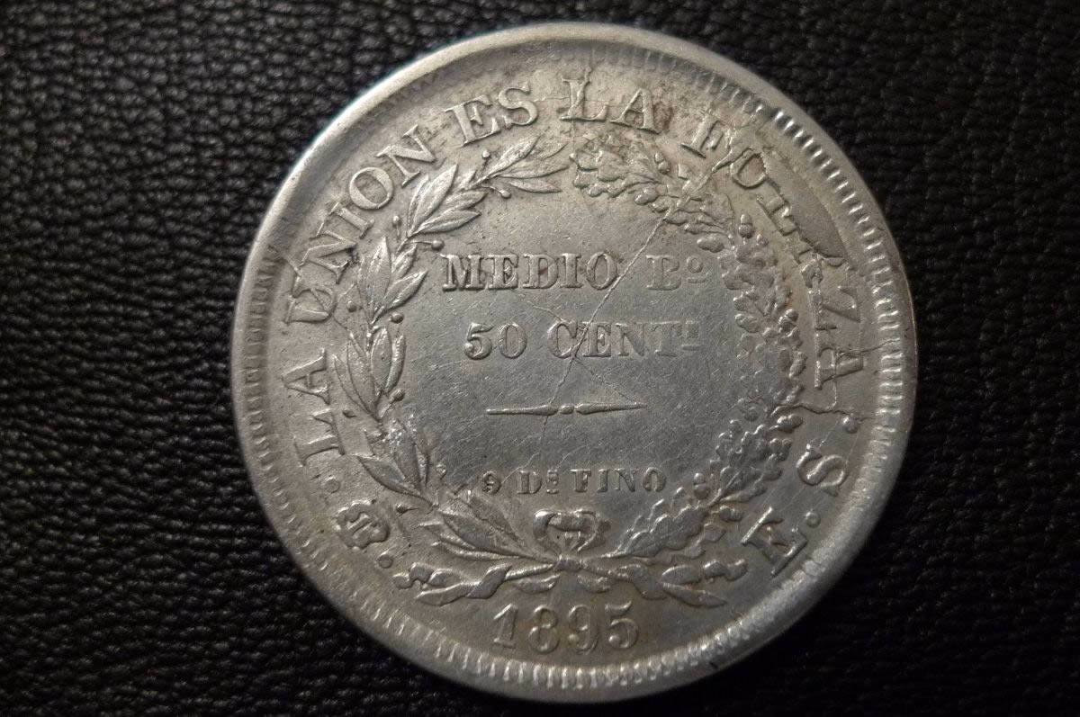 1895-Republica-De-Bolivia-.50-Centavos