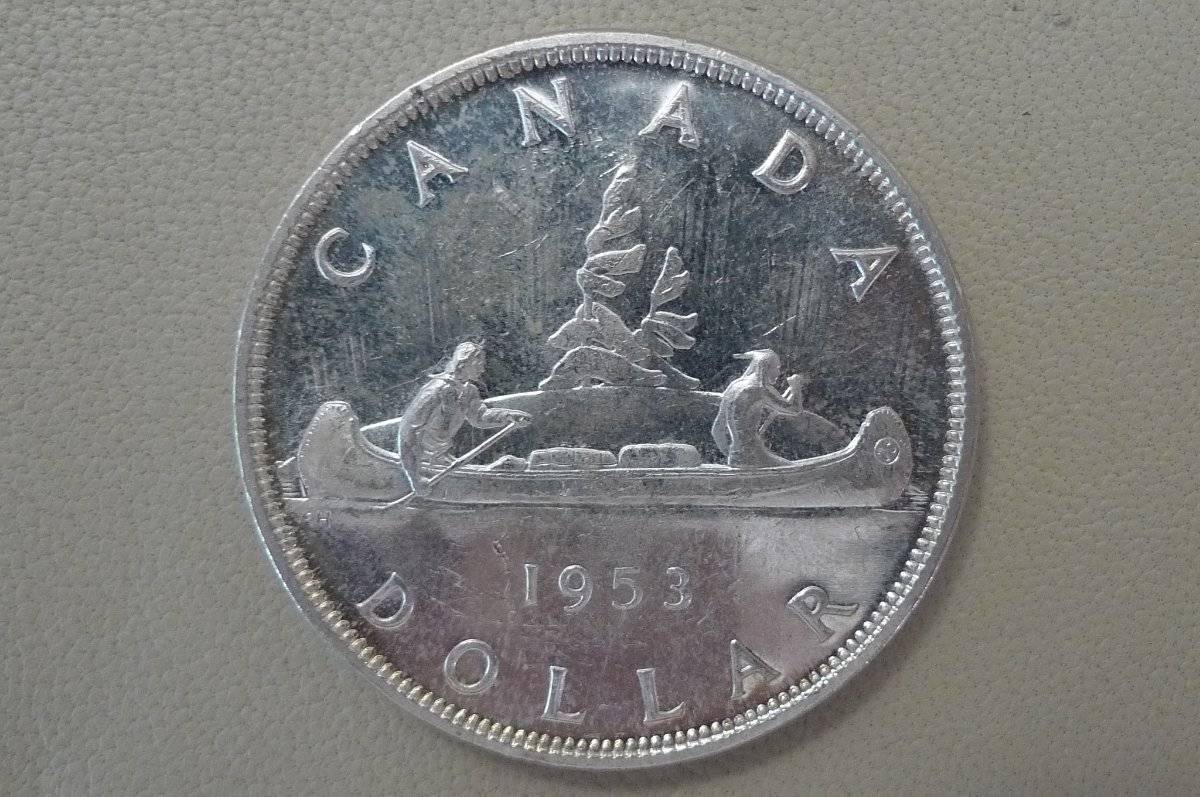 1953-Canada-,-One-Dollar.