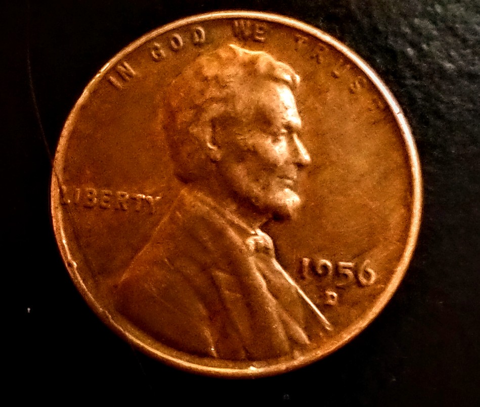 1956-D-Lincoln-Wheat-Penny-DDO?-Or-Large-Print?