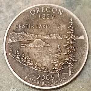 2005-D-Oregon-Quarter-Has-Weird-Reeding-Around-Whole-Coin