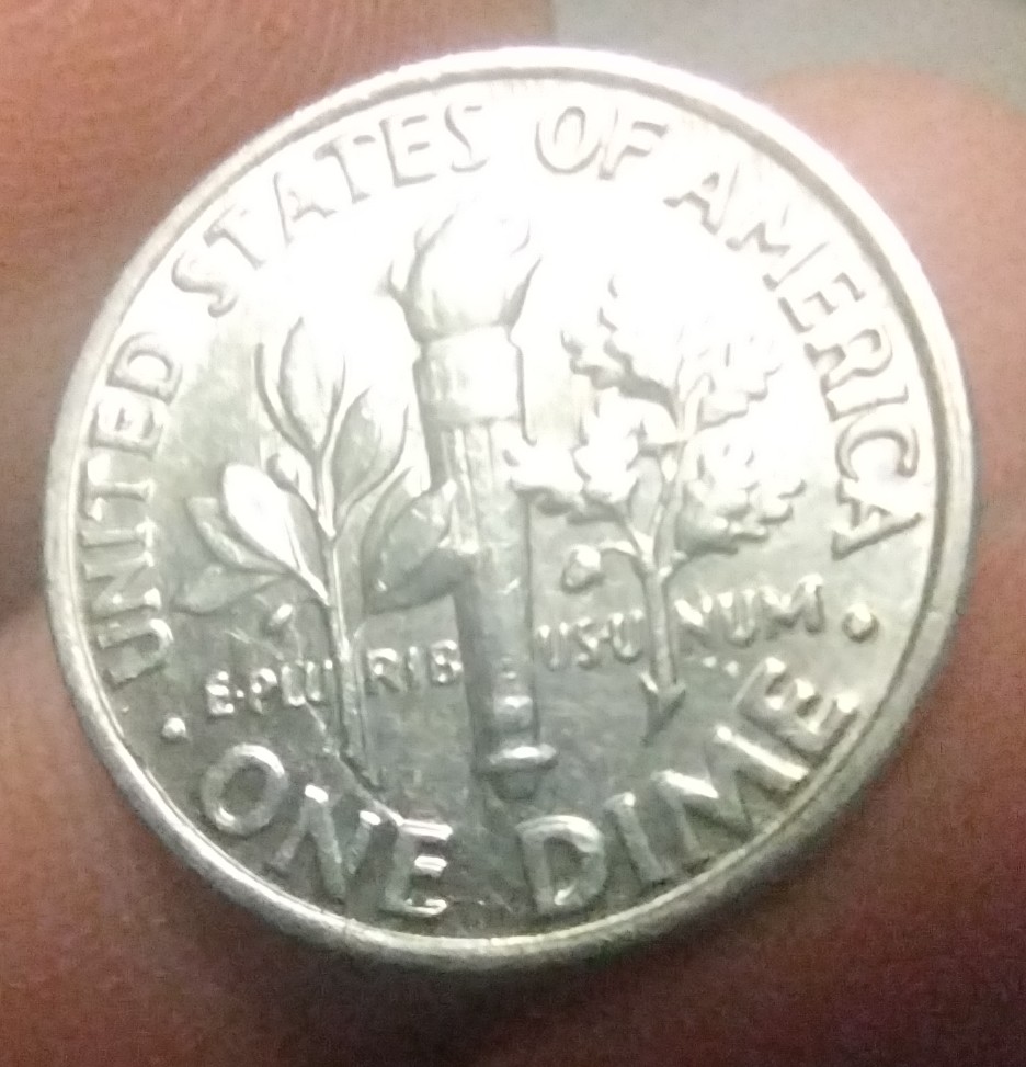 1990-P-Dime-Error?-Roosevelt-Has-A-Big-Bump-On-The-Back-Of-His-Neck.-Olive-Tree-Has-Extra-Stem?