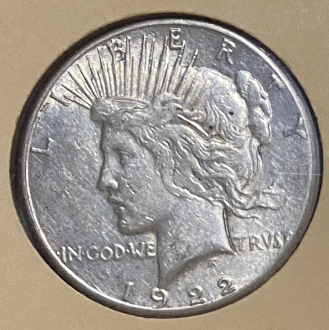 1922-Peace-Dollar-For-Grading