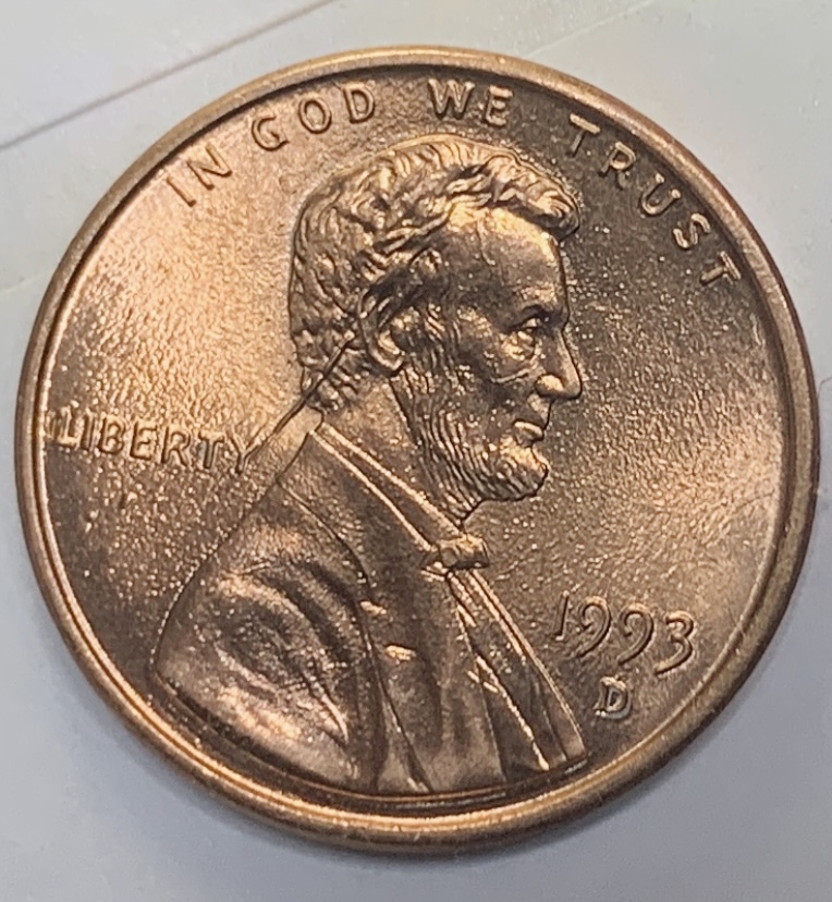 1993-D-Lincoln-Penny-With-Long-Slash-Behind-Lincolns-Head