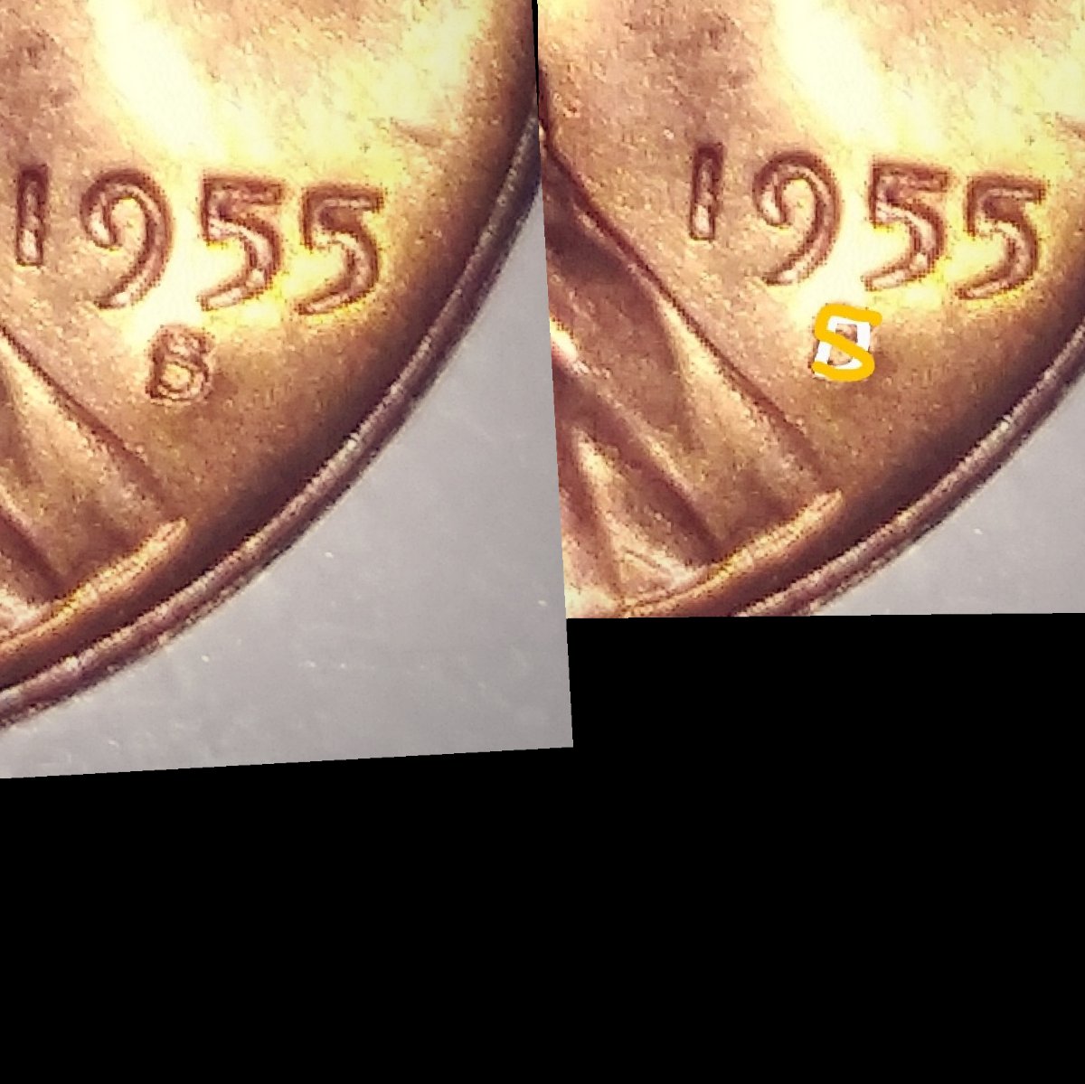 1955-Error-Lincoln-Penny-Error-In-Mint-Mark