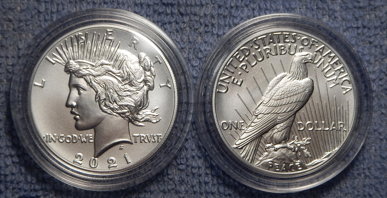 2021-Peace-And-Morgan-Dollars!