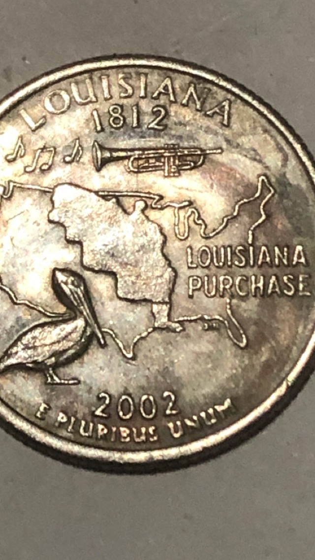 2002-D-Louisiana-Quarter--Error/Mated-Coins?-Planchet?-Nothing?-Idk
