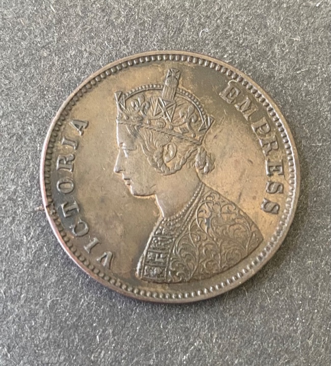 1/2-Annas-187*-Inidia-British