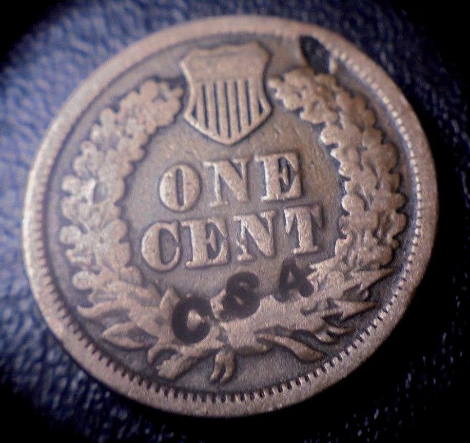 C-S-A.---Counterstamp-On-An-1853-Dime-....-Imho,-Spurious-At-Best!