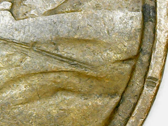 1920-Wheat-No-Mint-Lamination,-Grease,-Or-Die-Error?-Doubling-On-2,0