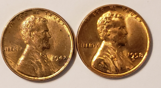 1942-Wheat-Wrong-Planchet-?-Yellowish-Tint