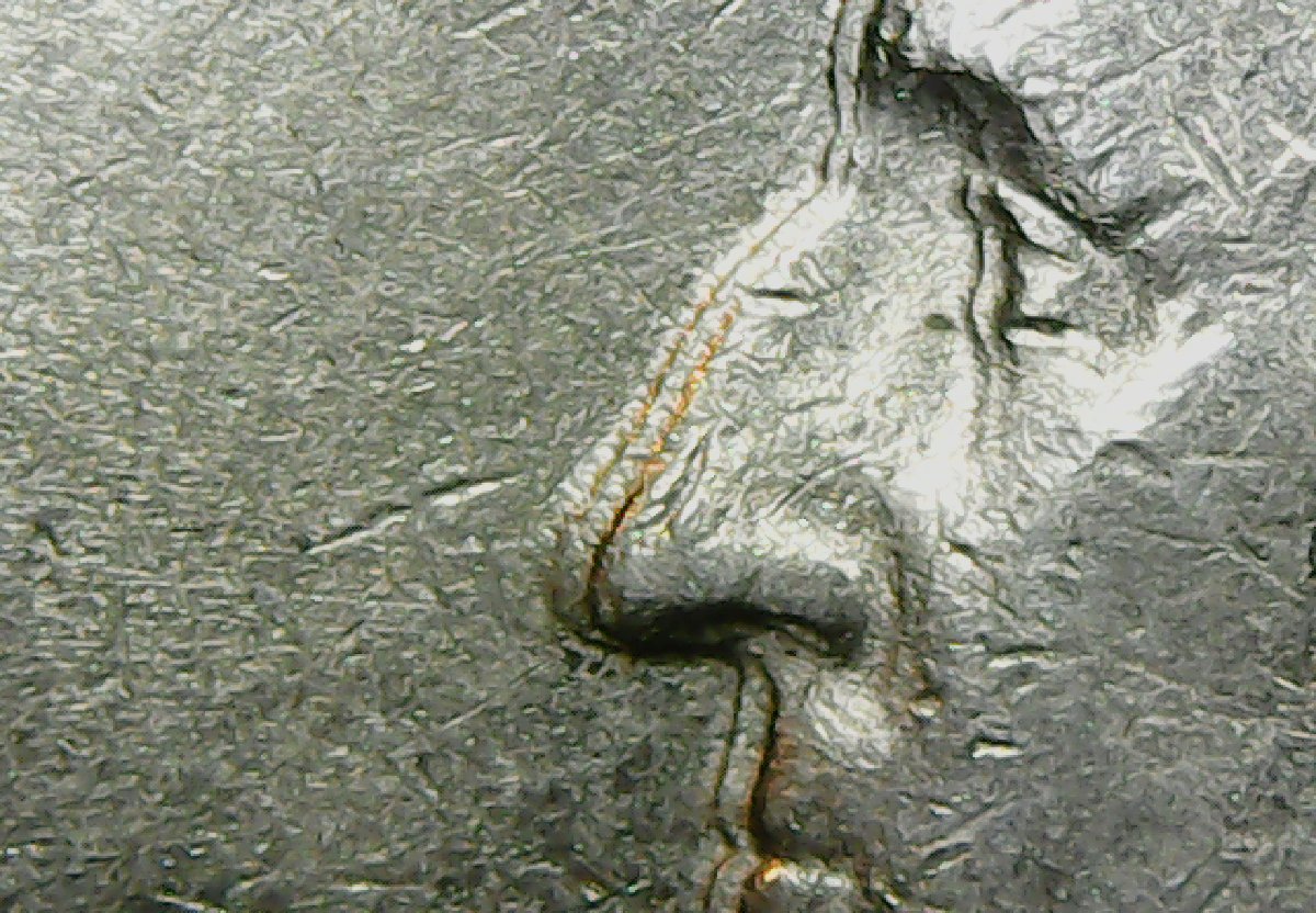 1990-P-Quarter-Doubling-,-Possible-Struck-Over-1970-D