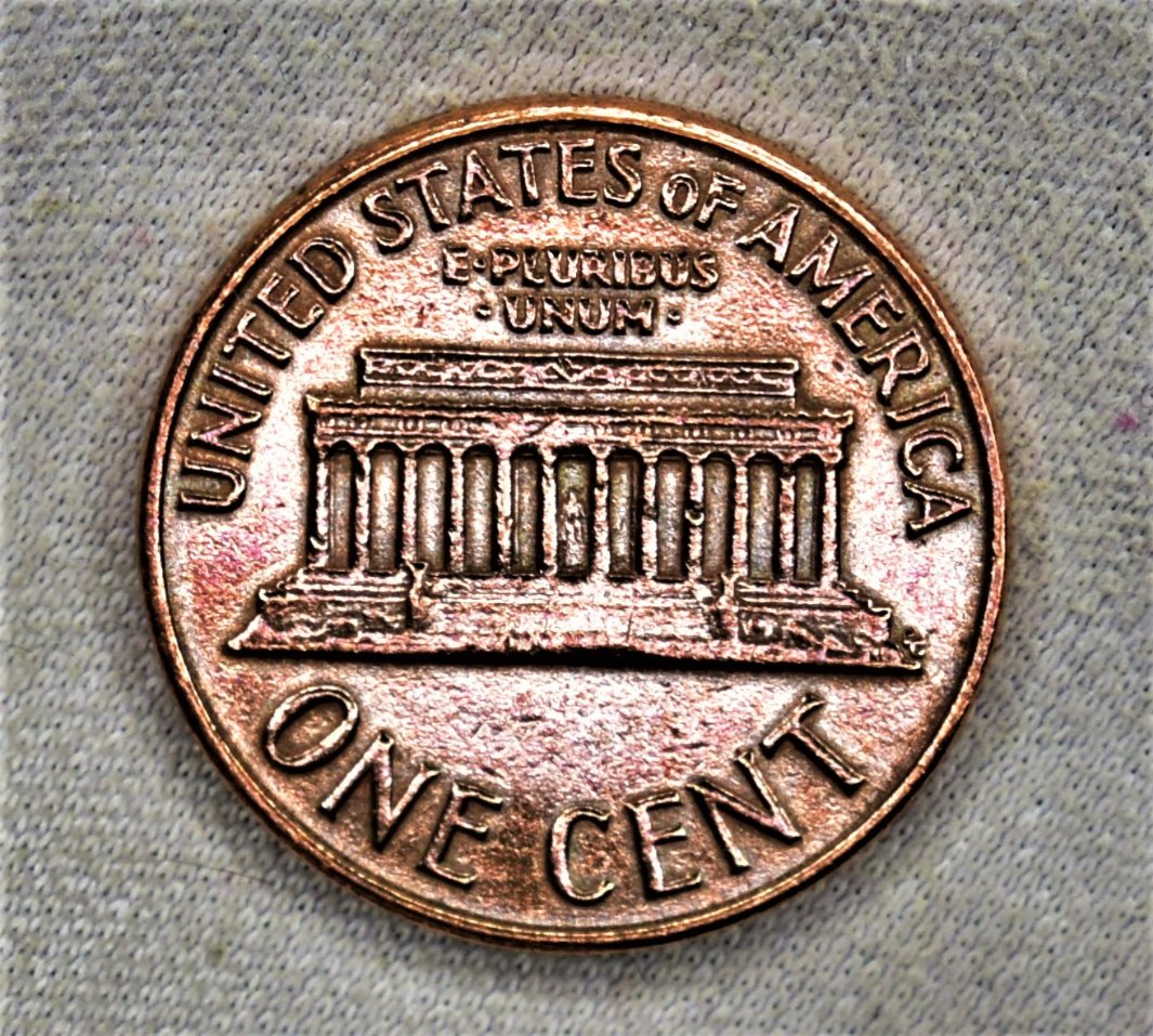 1961-D-Blue-Purple-Toned-LMC-Up-For-Grading