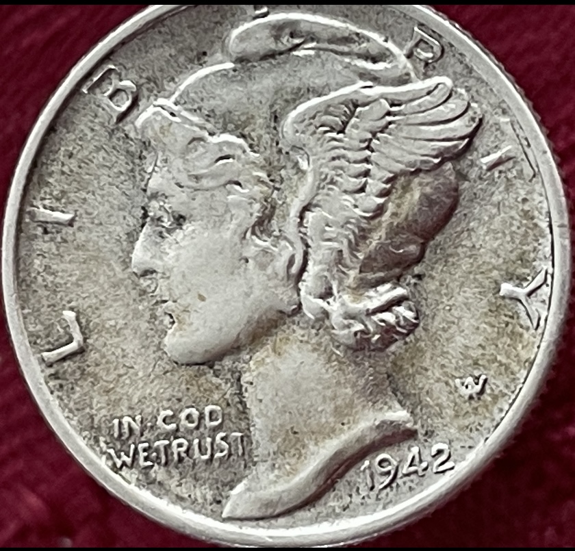 1942-Mercury-Dime-Possibly-Over-Another-Coin-Date-Over-Date-&-Other-Issues