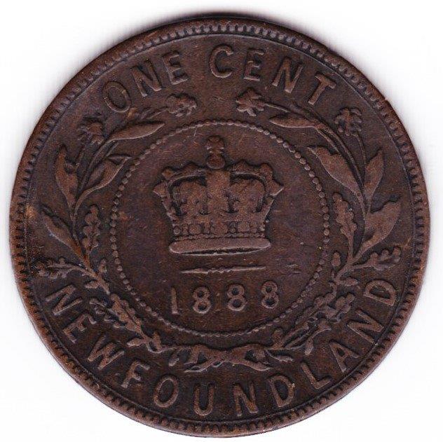 1888-Newfoundland-One-Cent-For-Grade-Please
