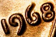 Double-Die-Or-Mechanical-1968-Cent