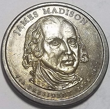 2007-James-Madison-Dollar-Coin.-Missing-Both-Clad-Layer-On-Both-Sides?
