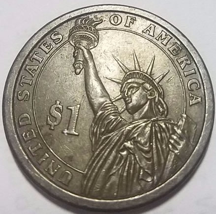 2007-James-Madison-Dollar-Coin.-Missing-Both-Clad-Layer-On-Both-Sides?