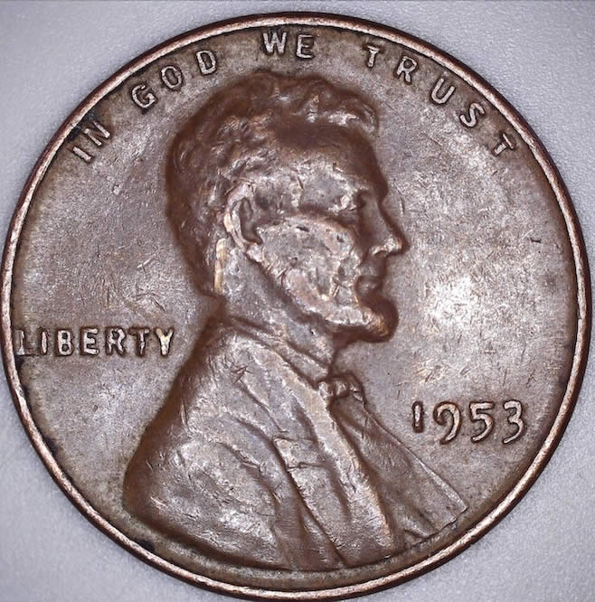 1953-Wheat-Penny-Marking-On-Reverse-Left-Wheat-Stalk