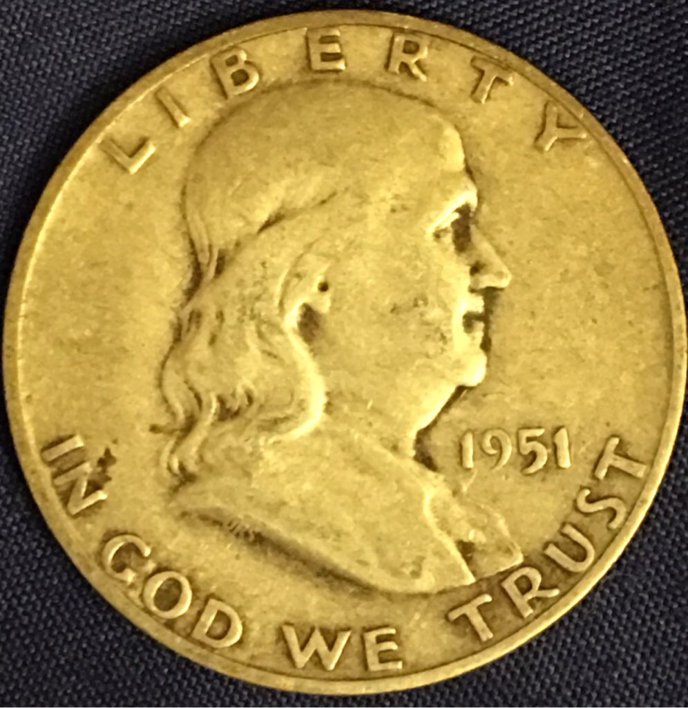 1951-S-Franklin-Half-Dollar
