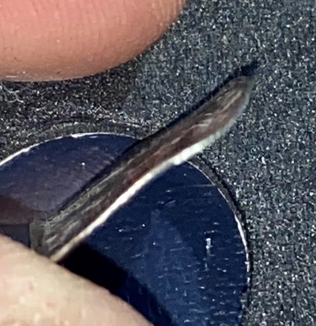 Aluminum-Feeder-Finger-19xx-Dime-Rev.-Struck-Thru-Split-Planchet