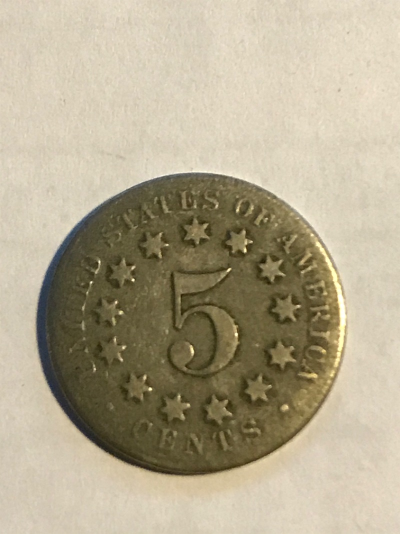 1867-Shield-Nickel-On-Different-Planchet-?