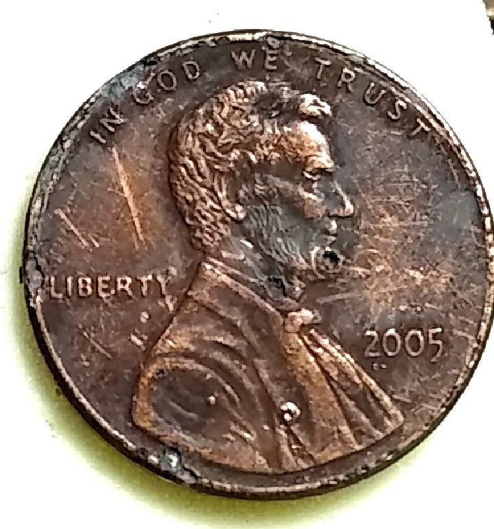 2005-Lincoln-Cent-2.44-Grams-Odd-Color