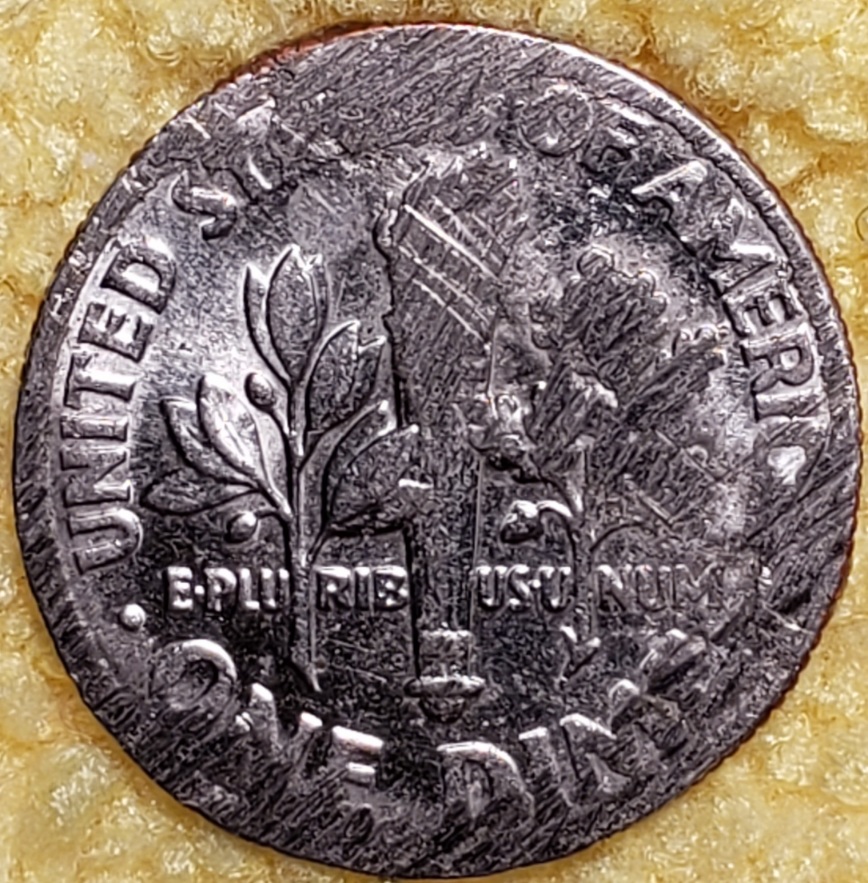 2000-D-Dime?-Any-Info-Will-Be-Greatly-Appreciated,-Saw-Mishap/Lamination-With-Bi-Level?-Weight-2.22g