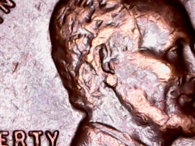 1952-Lincoln-Penny,-Doubled-Ear?
