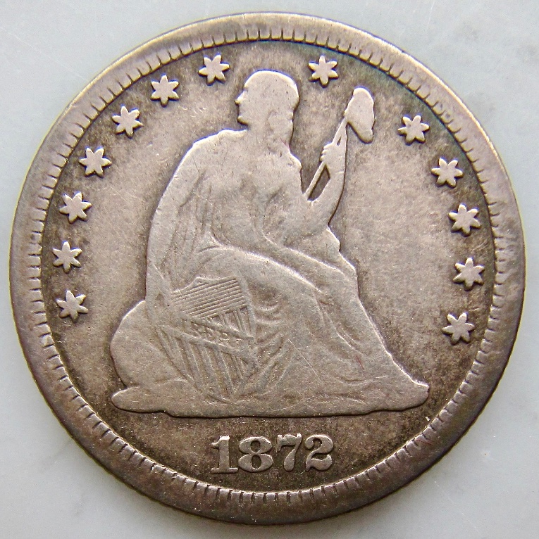 A-Small-Collection-Of-Seated-Liberty-Quarters
