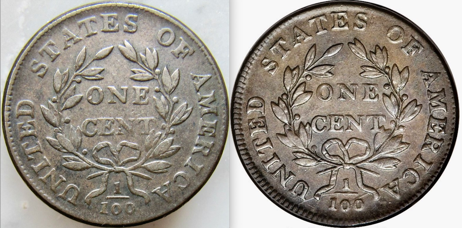 Do-You-See-Any-Difference-Between-These-Two-Draped-Bust-Cent-Reverses-?